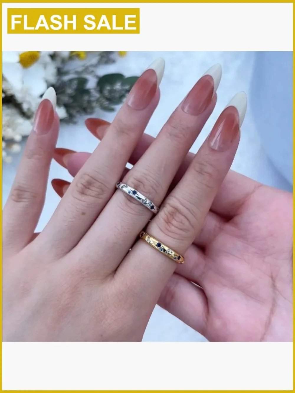Sterling Silver Stackable Eternity Ring for Women